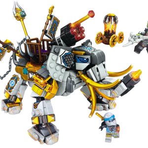 Set construcție NINJA MG1622 – Elefant Ninja de Luptă, 578 piese