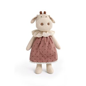 Văcuța delicată – jucărie textilă realizată manual